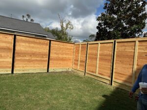Griffin Fence completed fence line